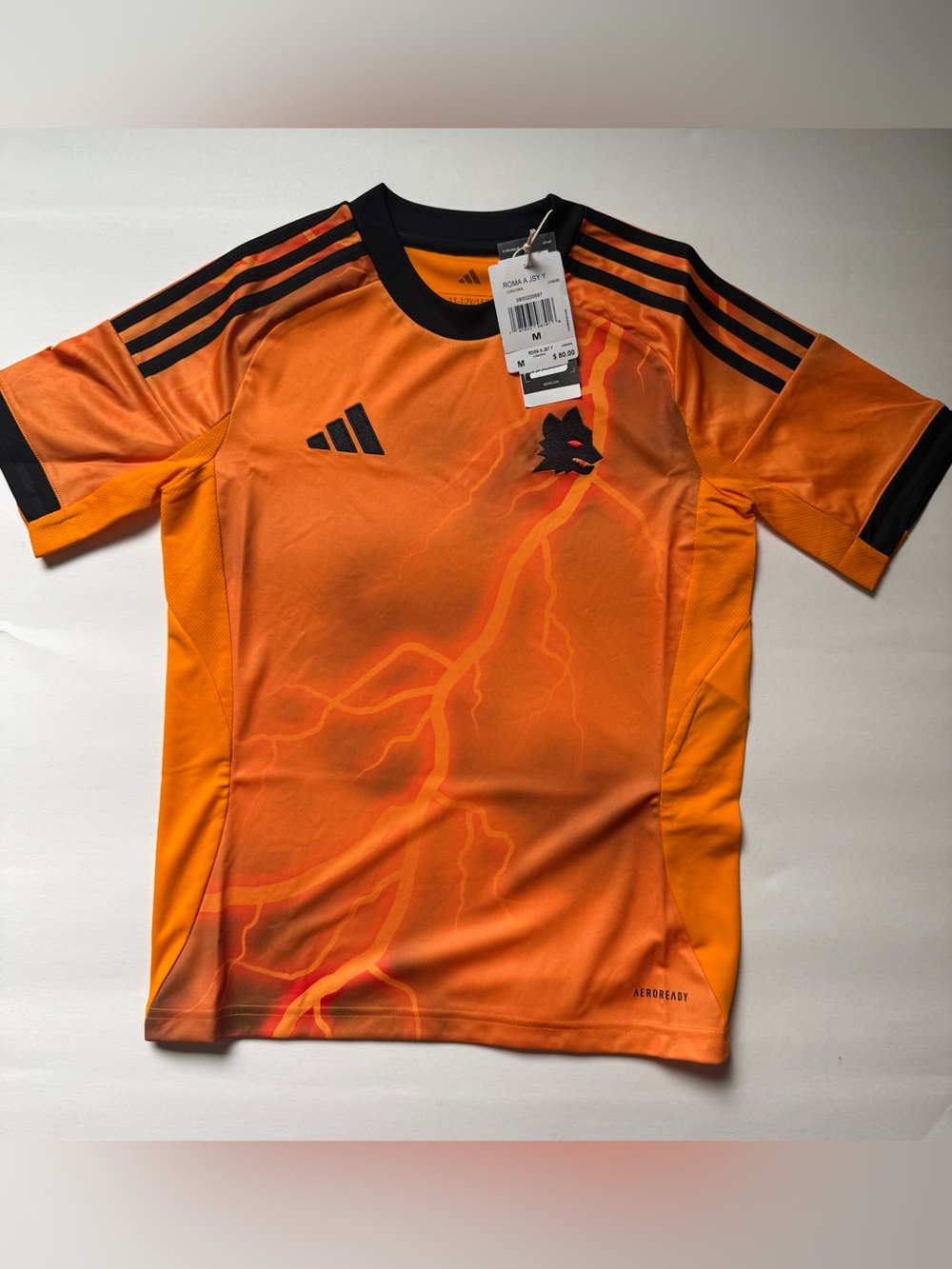 Adidas [M] AS Roma 2025/26 Away Youth/Kids Jersey Orange JN9060